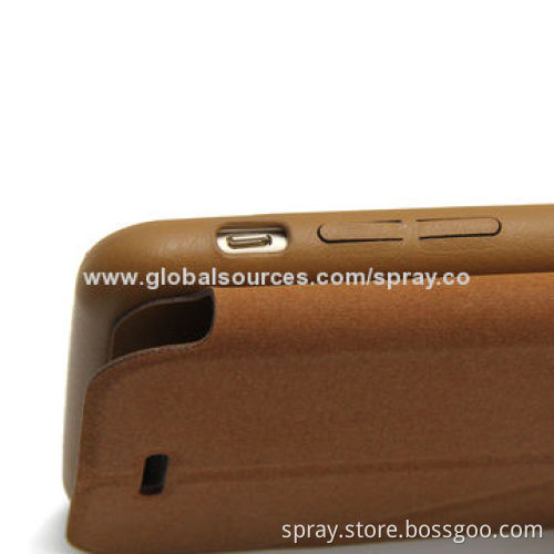 Luxury leather folio stand cases for iPhone, a full leather cover as iPhone 5 original case